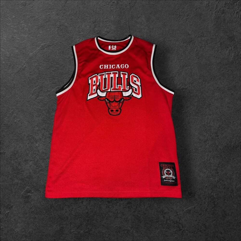 Ultra Game NBA Chicago Bulls Basketball Jersey Red Large